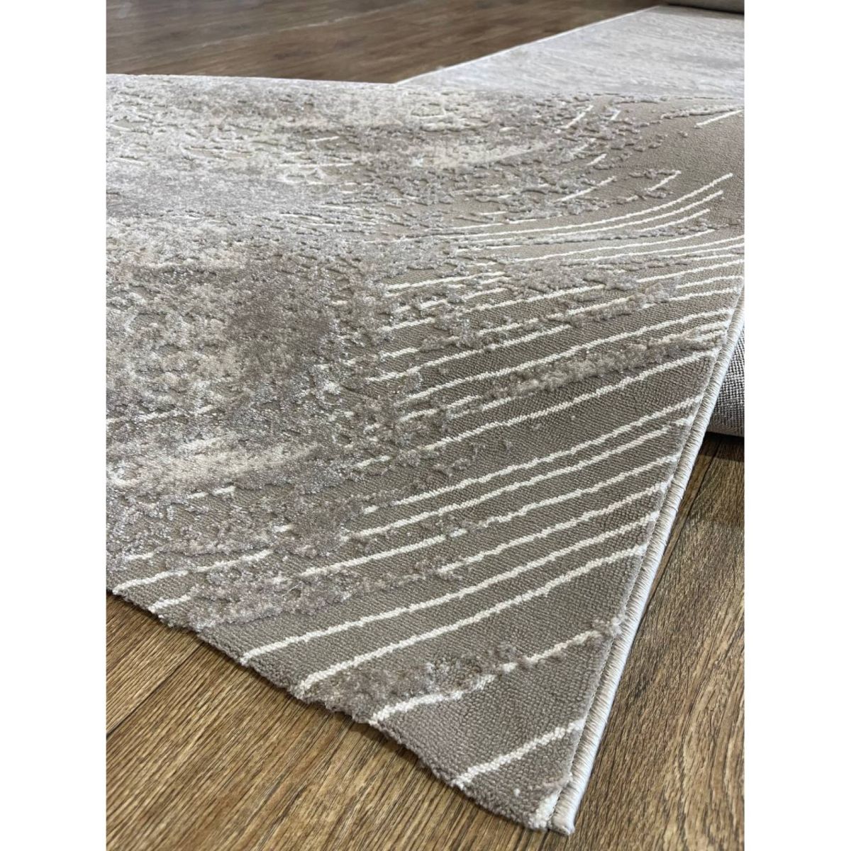 Килимова доріжка Greencarpet Anemon 133RA L.BEIGE/POLY.BEIGE