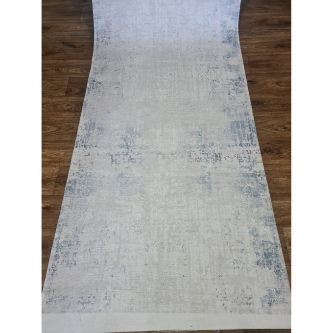 Килимова доріжка Dekoratif Latex AB073A CREAM / BLUE