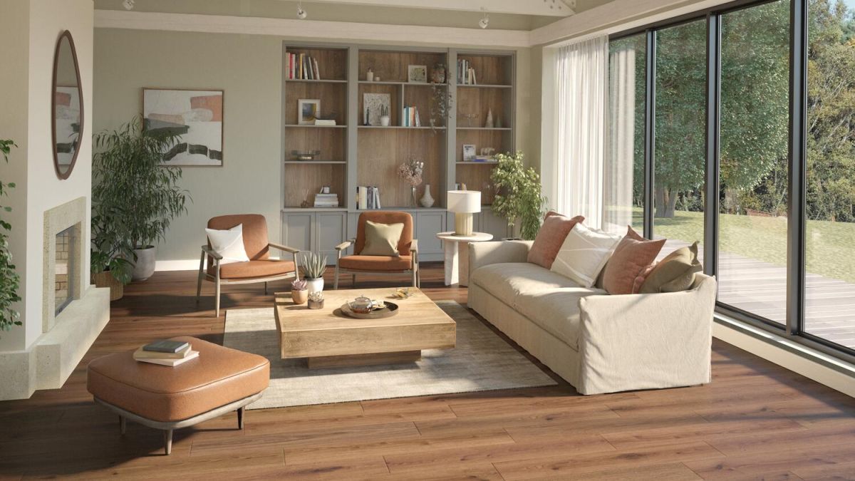 Вінілова плитка Tarkett Elegance Rigid 55 Delicate Oak BROWN
