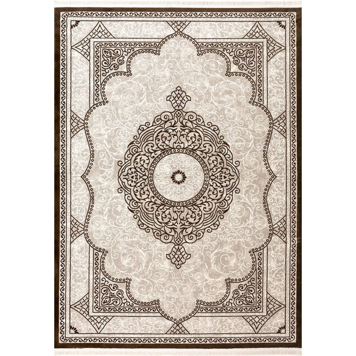 Килим Greencarpet Tempo 135ZB C. POLY. IVORY / BROWN