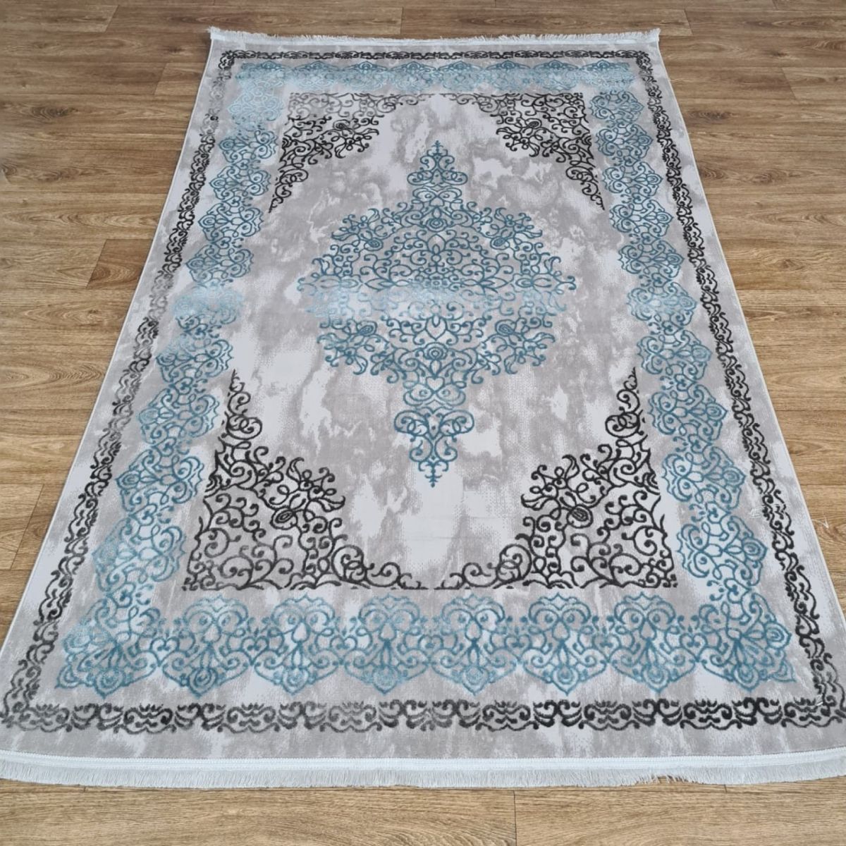 Килим Greencarpet Beyonce 0149WA L.BLUE / D.GREY