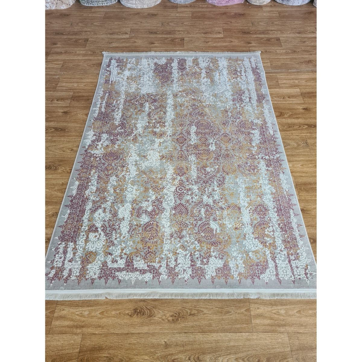 Килим Greencarpet Deep Ocean 146JA LILAC / YELLOW