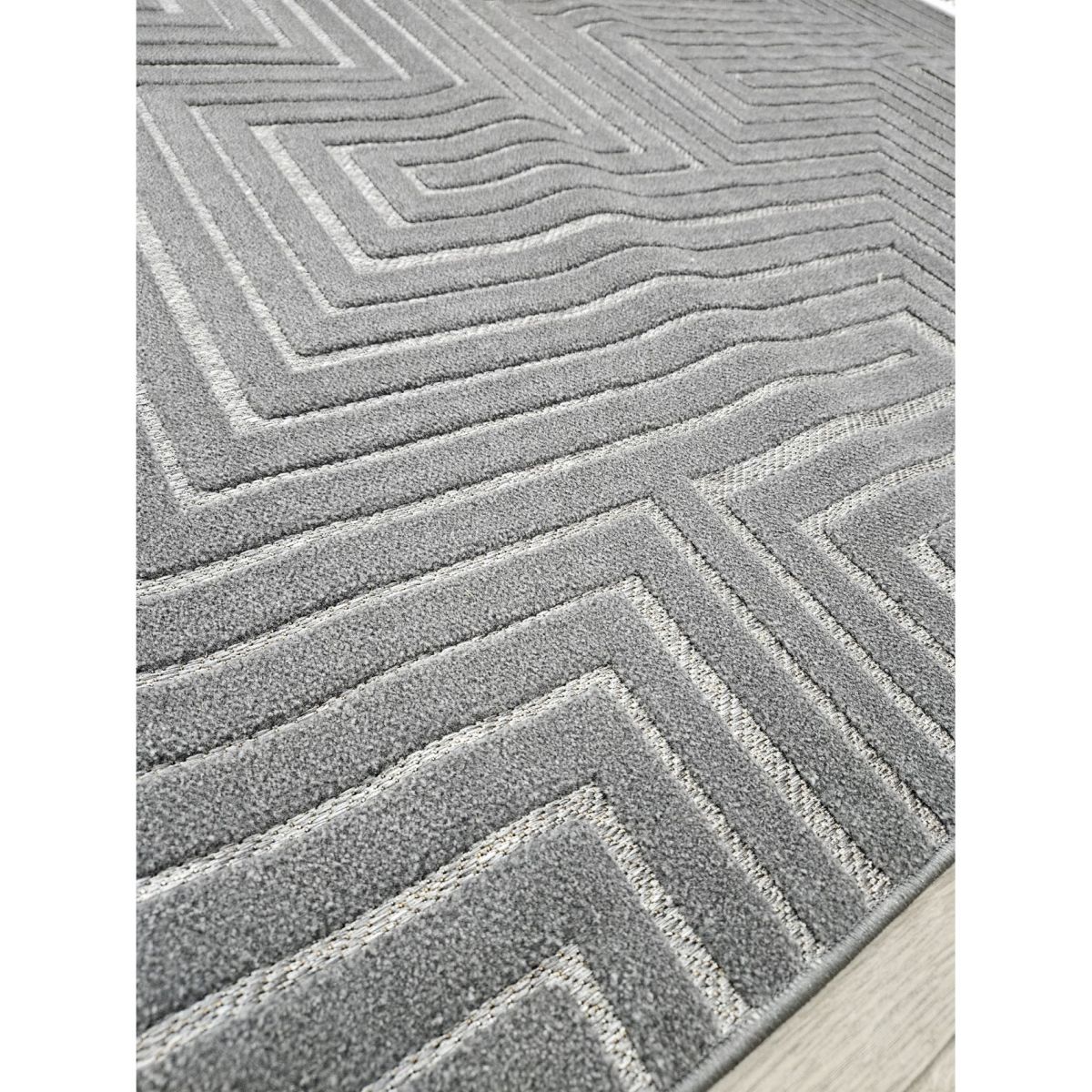 Килим Greencarpet Dolche 3089H ANTRACITE/ANTRACITE