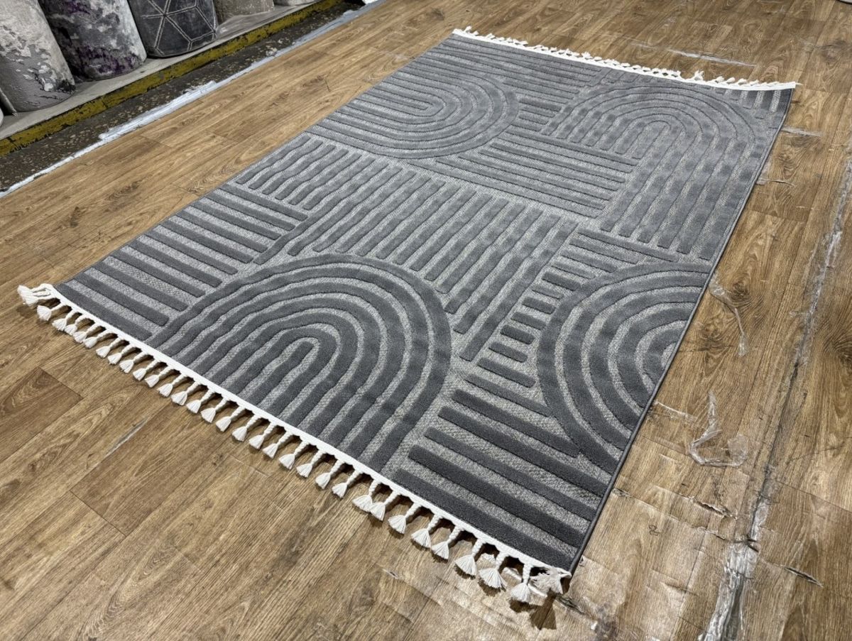 Килим Greencarpet Dolche 3606C ANTRACITE/ANTRACITE