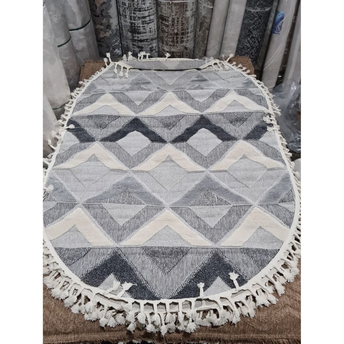 Килим Greencarpet Gabbana GM76A GREY