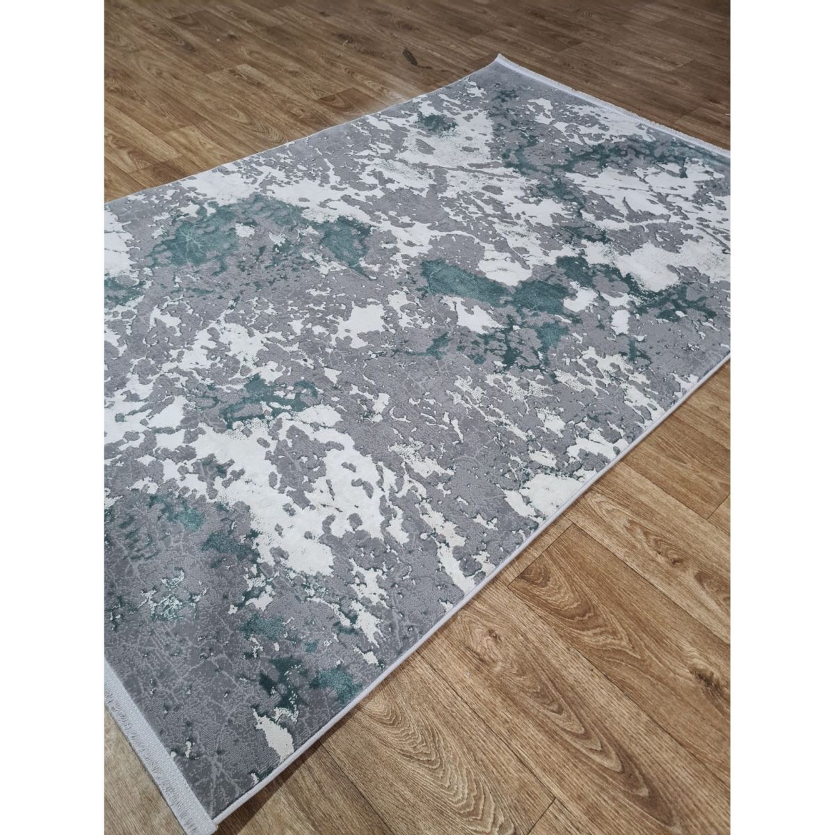 Килим Greencarpet Luxury 05917A TURQUOISE / D.GREY HB