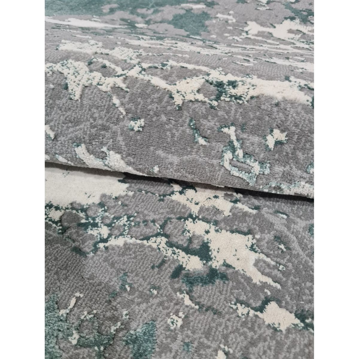 Килим Greencarpet Luxury 05917A TURQUOISE / D.GREY HB