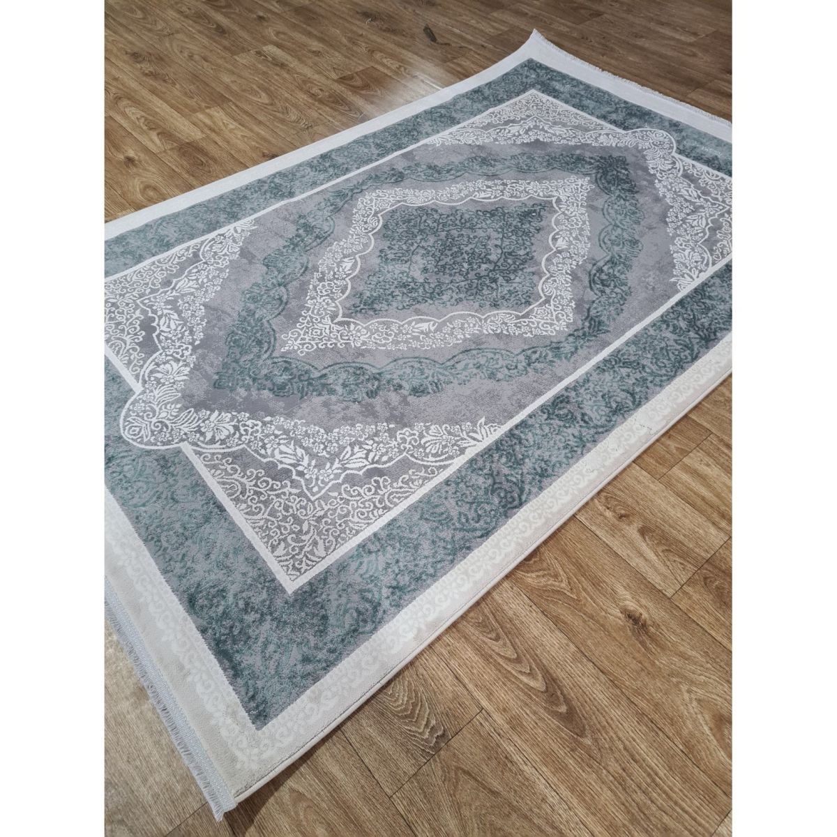 Килим Greencarpet Luxury 05986D BEIGE / L.TURQUOISE