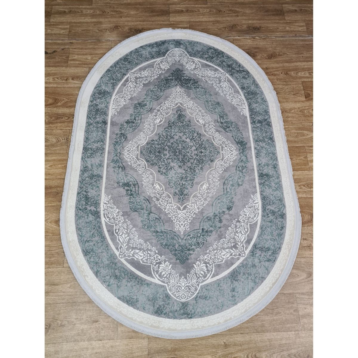 Килим Greencarpet Luxury 05986D BEIGE / L.TURQUOISE