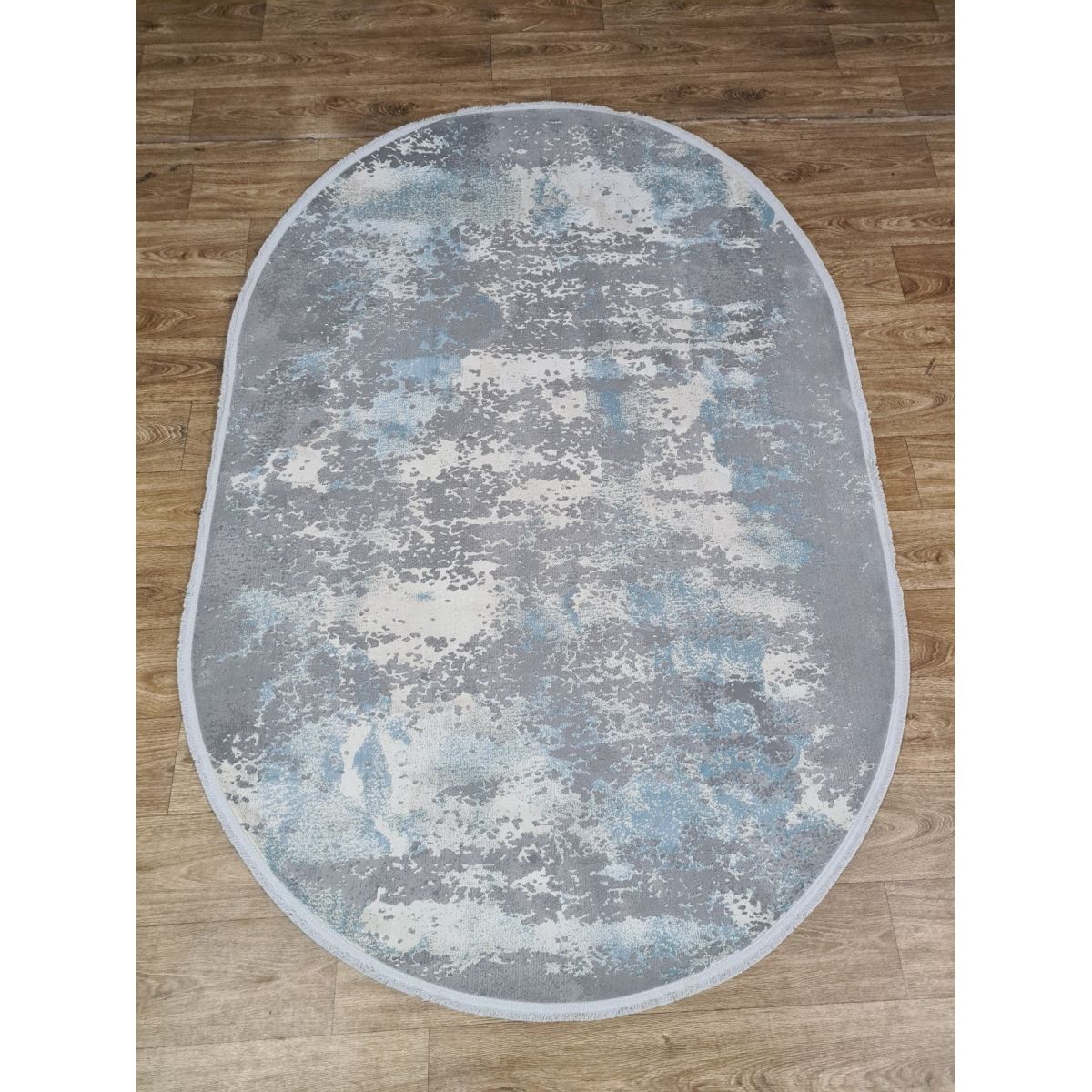 Килим Greencarpet Luxury 06185A BLUE / D.GREY HB