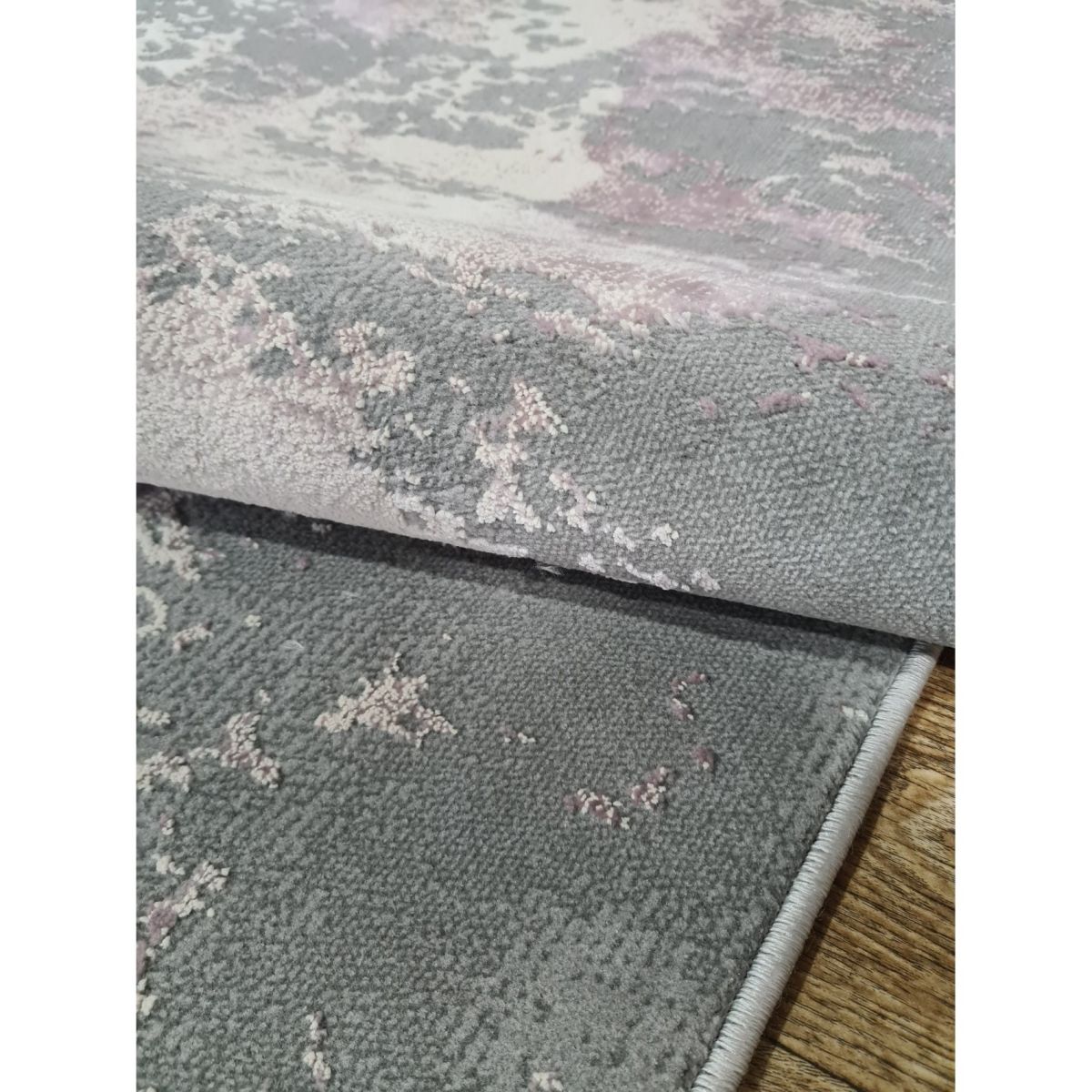 Килим Greencarpet Luxury 06185A LILAC / D.GREY HB