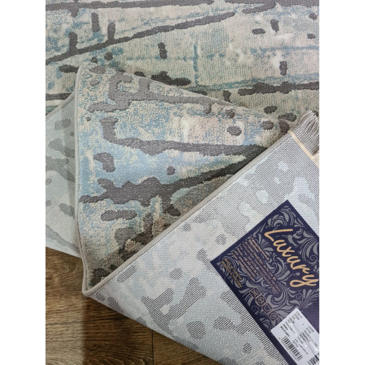 Килим Greencarpet Luxury 06189A CREAM / BLUE