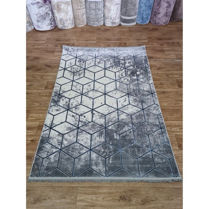 Килим Greencarpet Moda 5503 L.BLUE / D.GREY