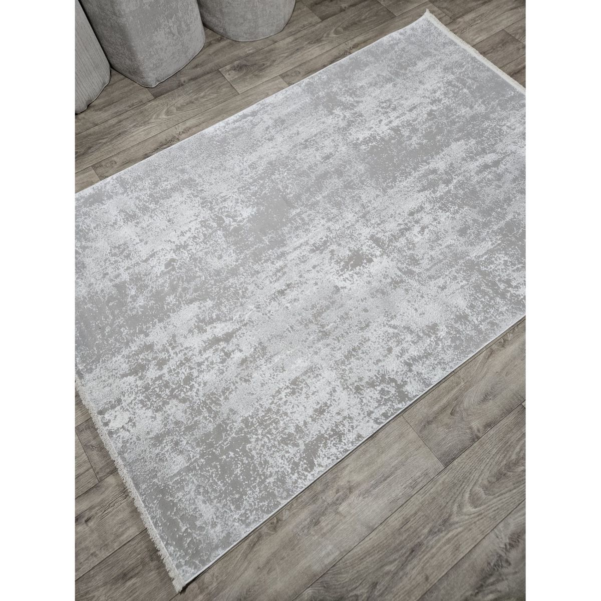 Килим Greencarpet MONOX F032A SILVER / CREAM