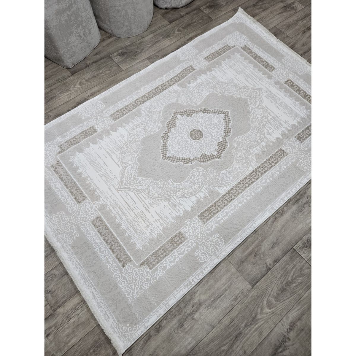 Килим Greencarpet MONOX T066A CREAM / CREAM