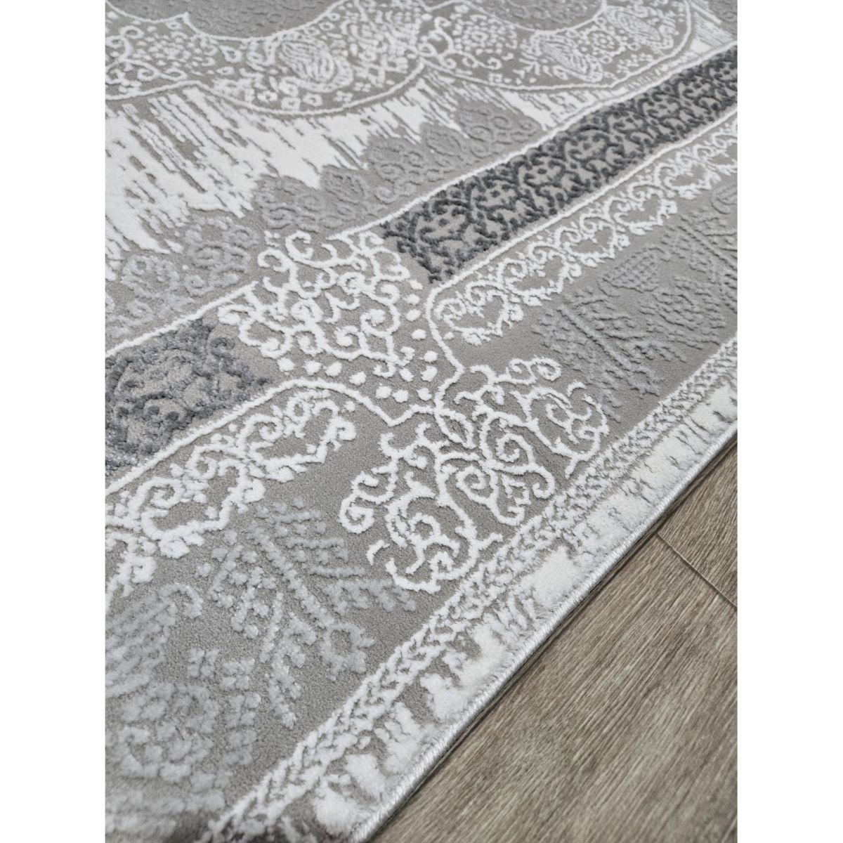 Килим Greencarpet MONOX T066A CREAM / SILVER