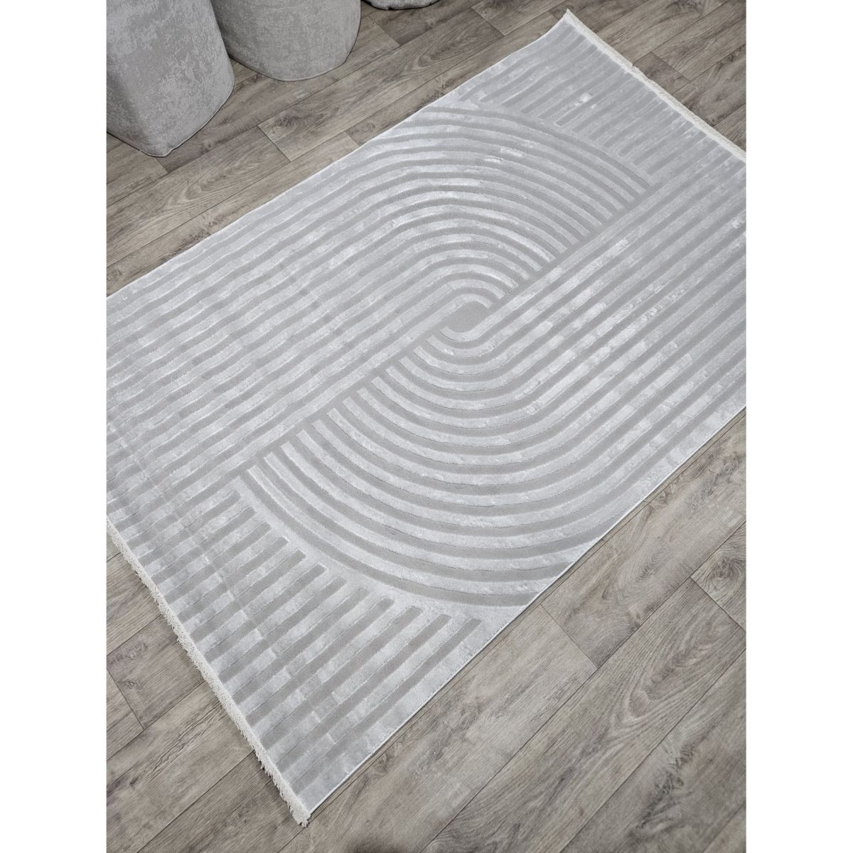 Килим Greencarpet MONOX T067A SILVER / L.GREY
