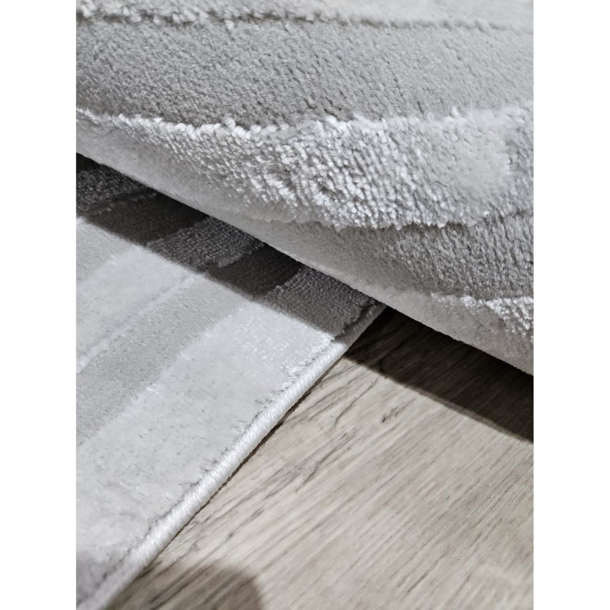 Килим Greencarpet MONOX T067A SILVER / L.GREY