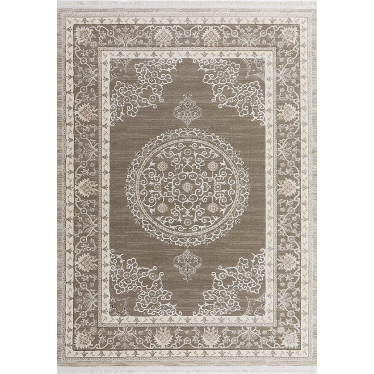 Ковёр Greencarpet Odessa 01590D POLY. IVORY / POLY. BROWN