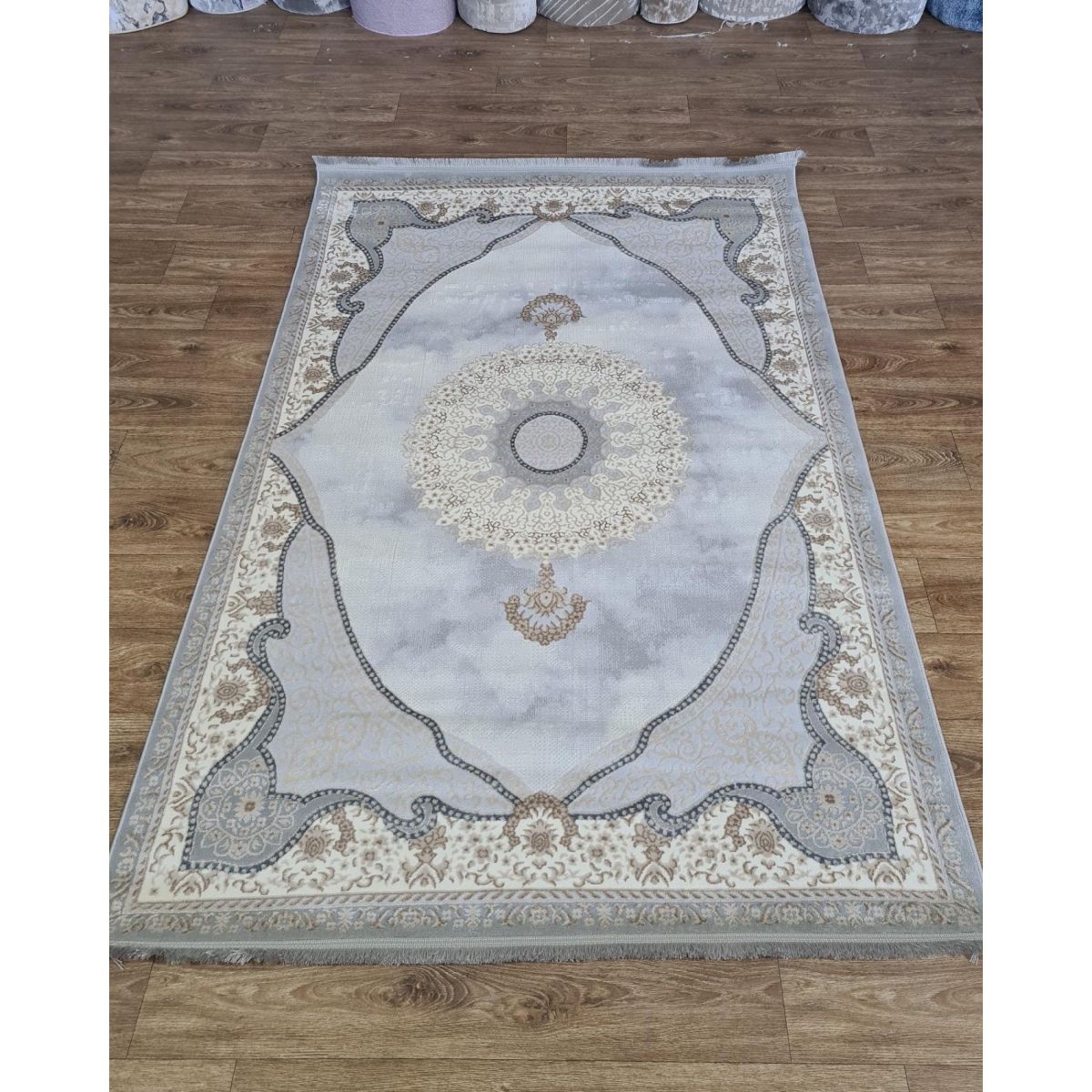 Ковёр Greencarpet Picasso 6122A BEIGE / VIZON GRI HB