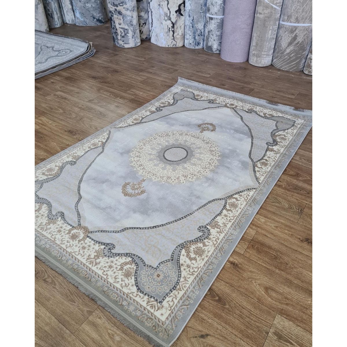 Ковёр Greencarpet Picasso 6122A BEIGE / VIZON GRI HB