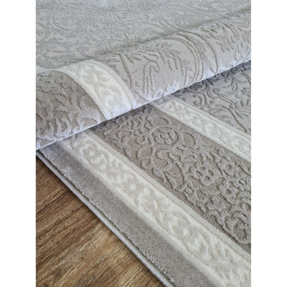 Килим Greencarpet Tempo 8125 BEIGE/P.BROWN