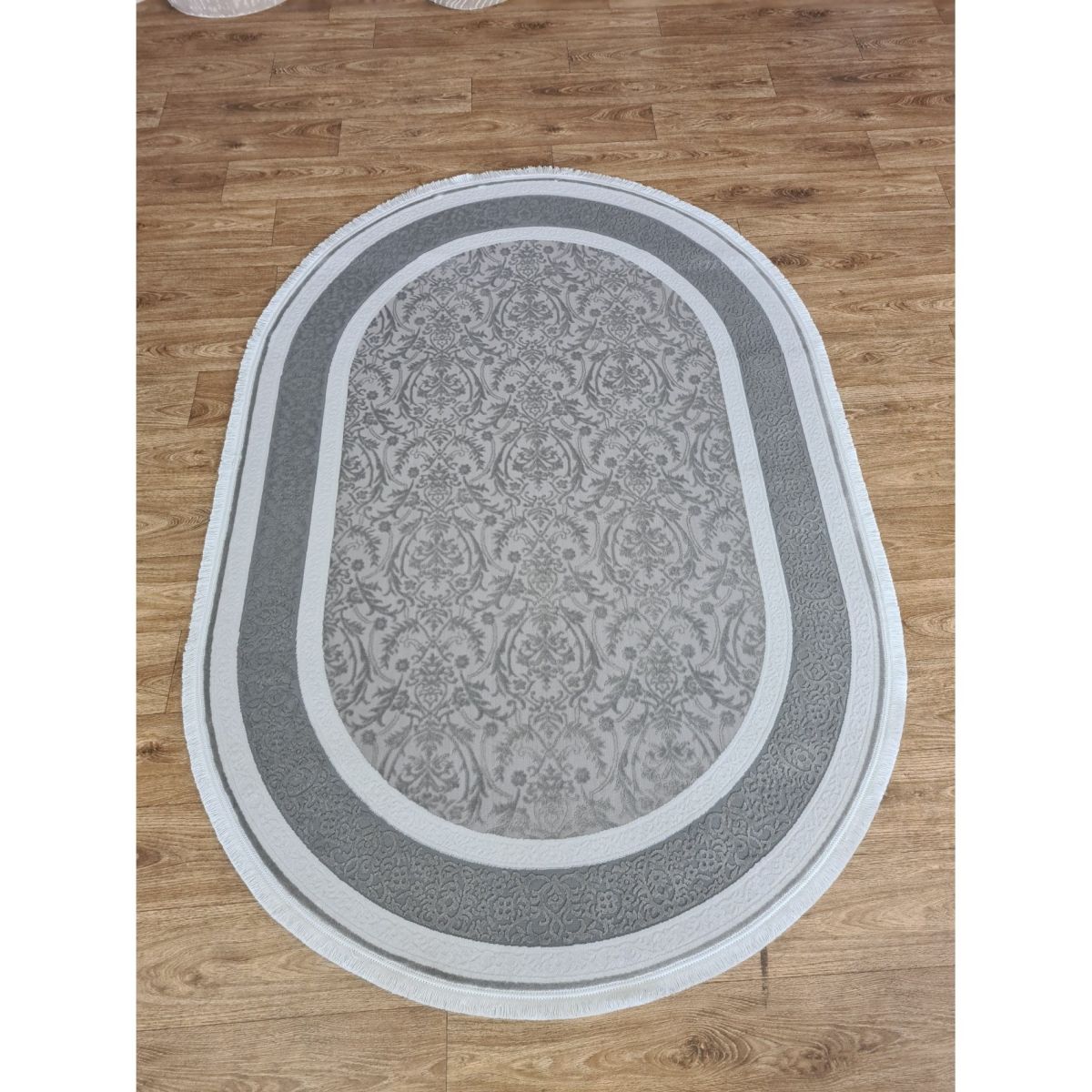 Килим Greencarpet Tempo 8125 GREY / C. POLY. D. GREY