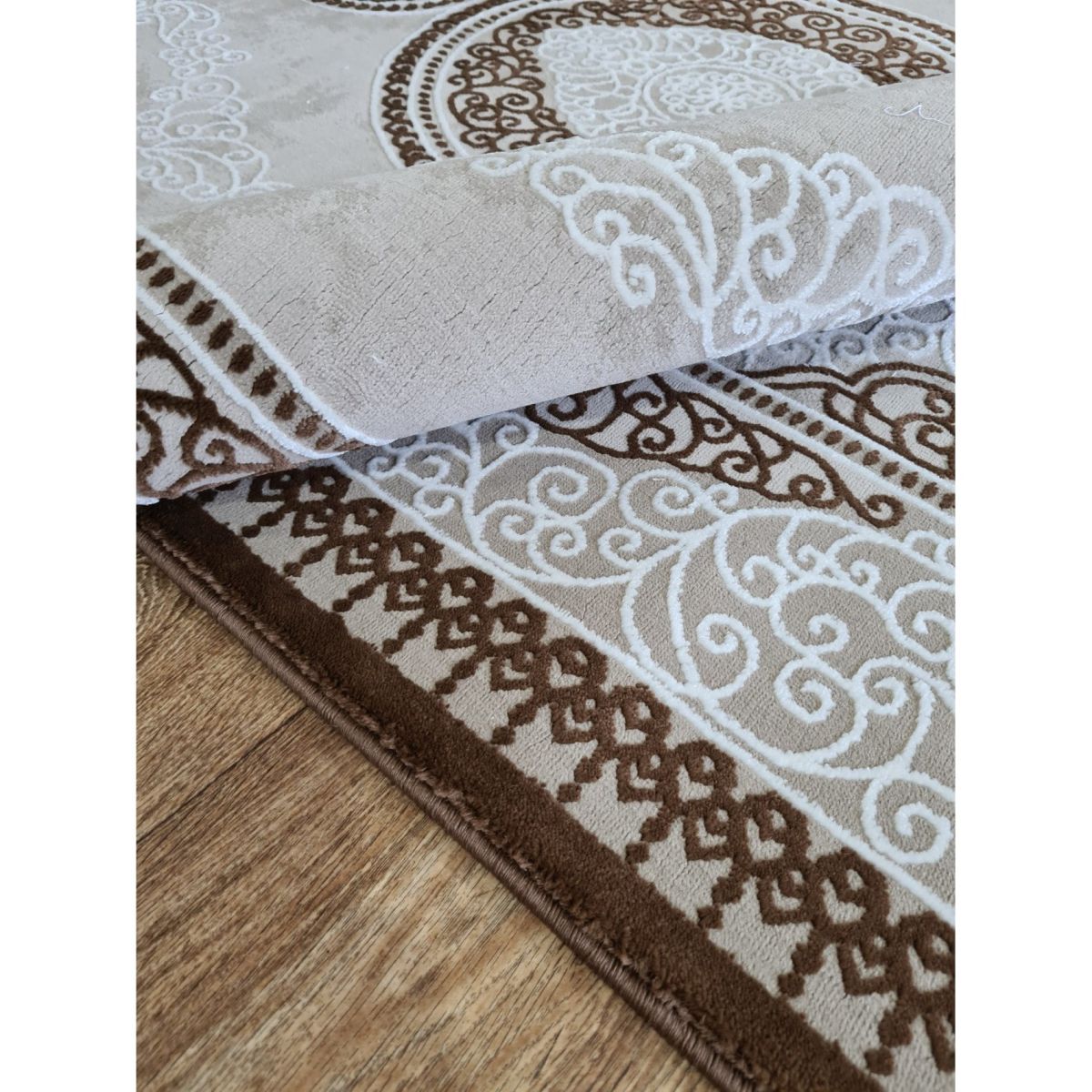 Килим Greencarpet Tempo BL11A BROWN / C. POLY. BROWN