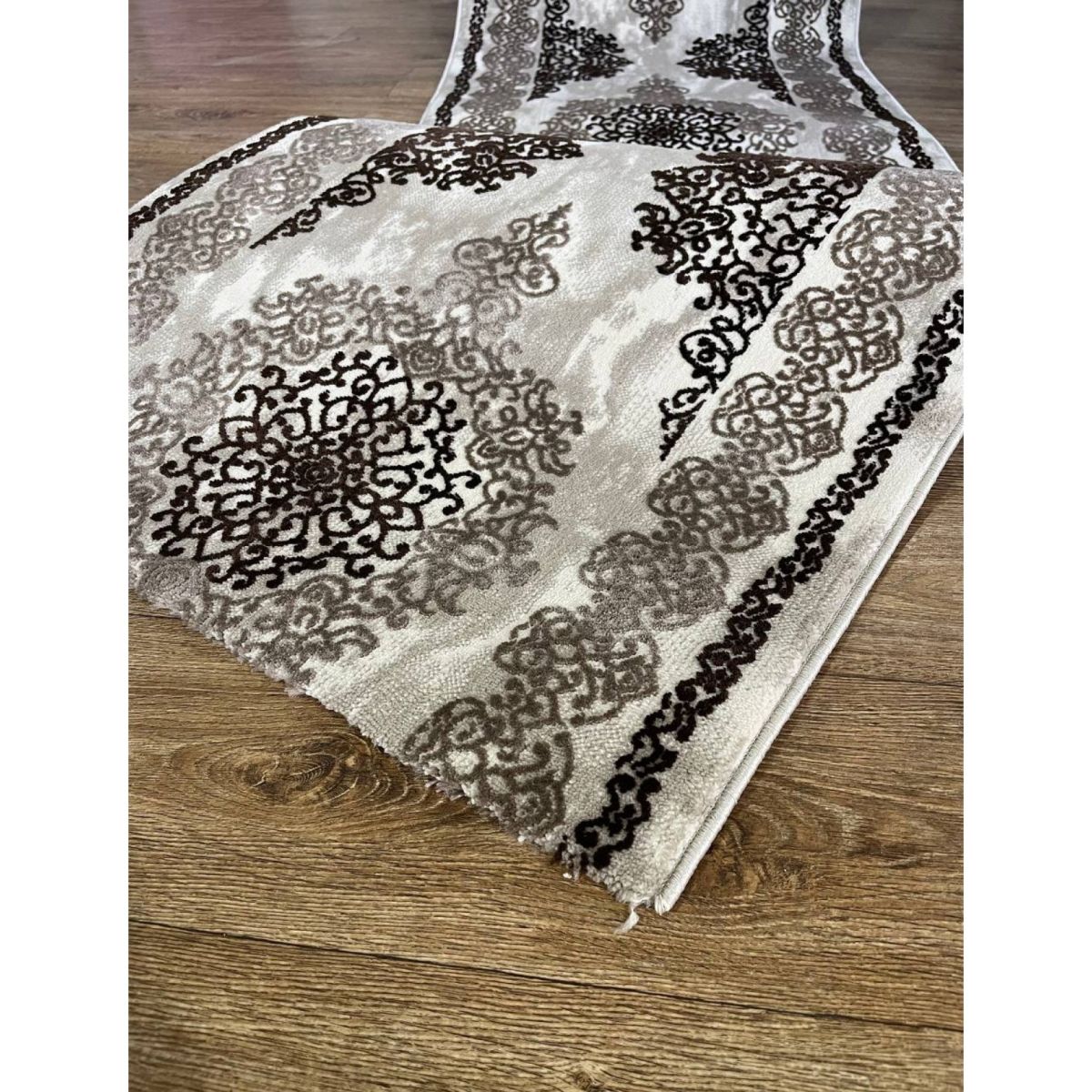 Килимова доріжка Greencarpet Beyonce 0149WA BROWN / L. BROWN