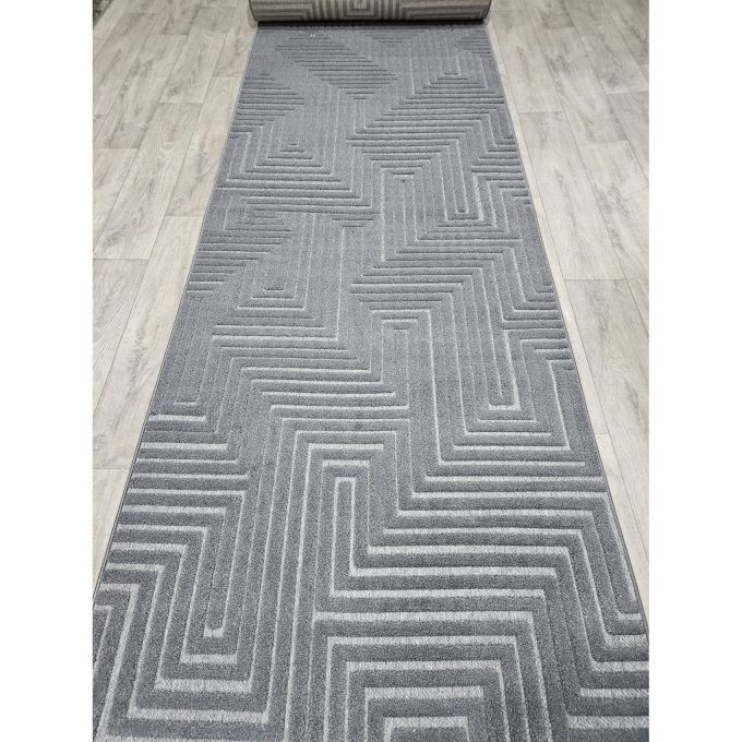 Килимова доріжка Greencarpet Dolche 3089H ANTRACITE/ANTRACITE