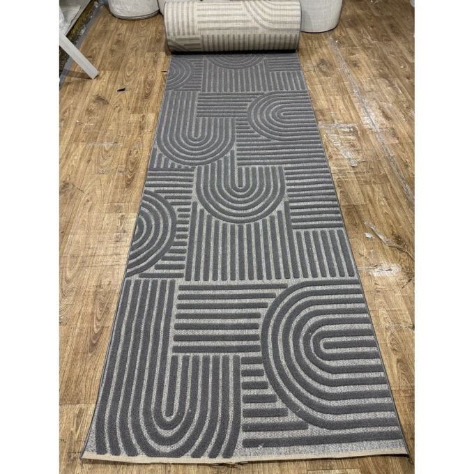 Килимова доріжка Greencarpet Dolche 3606C ANTRACITE/ANTRACITE
