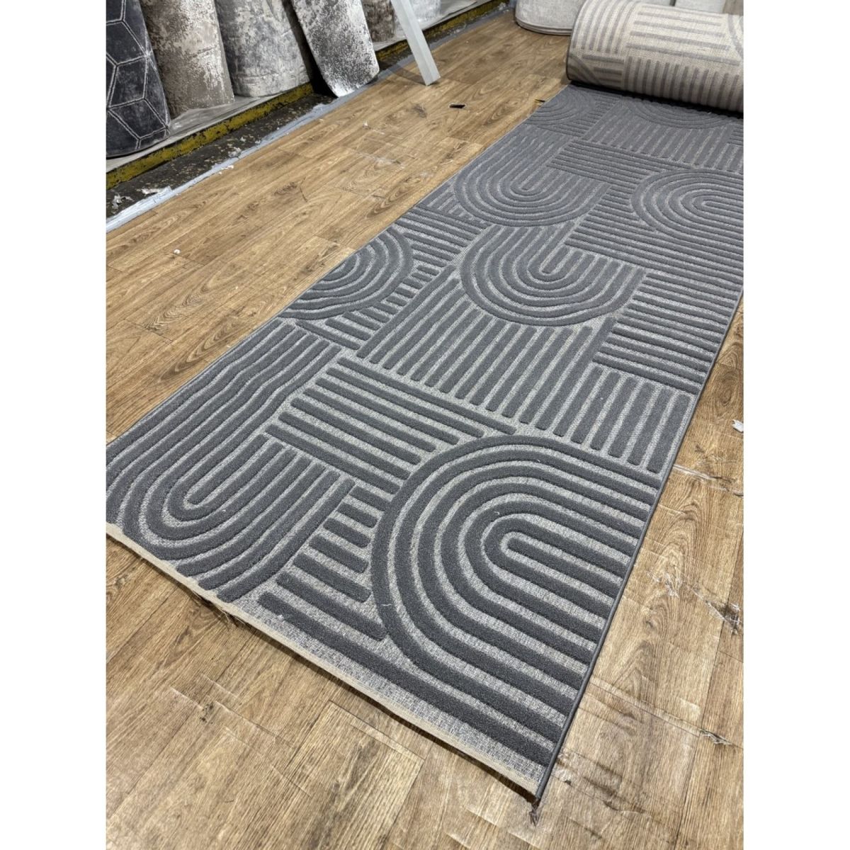 Килимова доріжка Greencarpet Dolche 3606C ANTRACITE/ANTRACITE