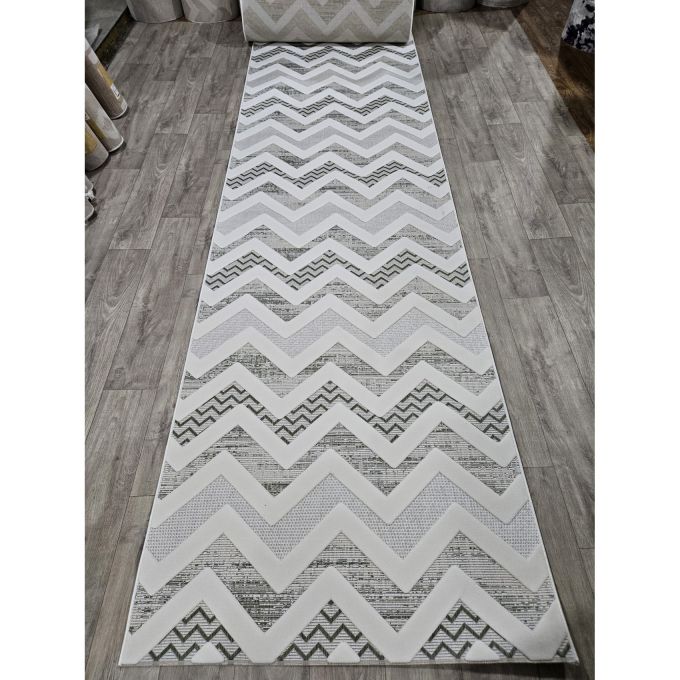 Килимова доріжка Greencarpet Dolche 4037B GREEN / CREAM