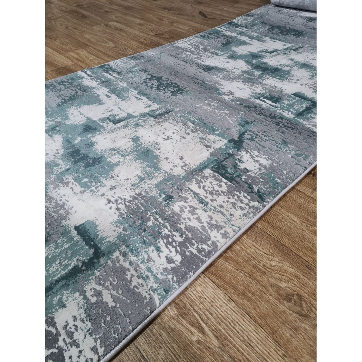 Килимова доріжка Greencarpet Luxury 06047B BEIGE / L.TURQUOISE