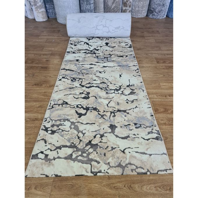 Килимова доріжка Greencarpet Moda 3831A BEIGE / L.GREY