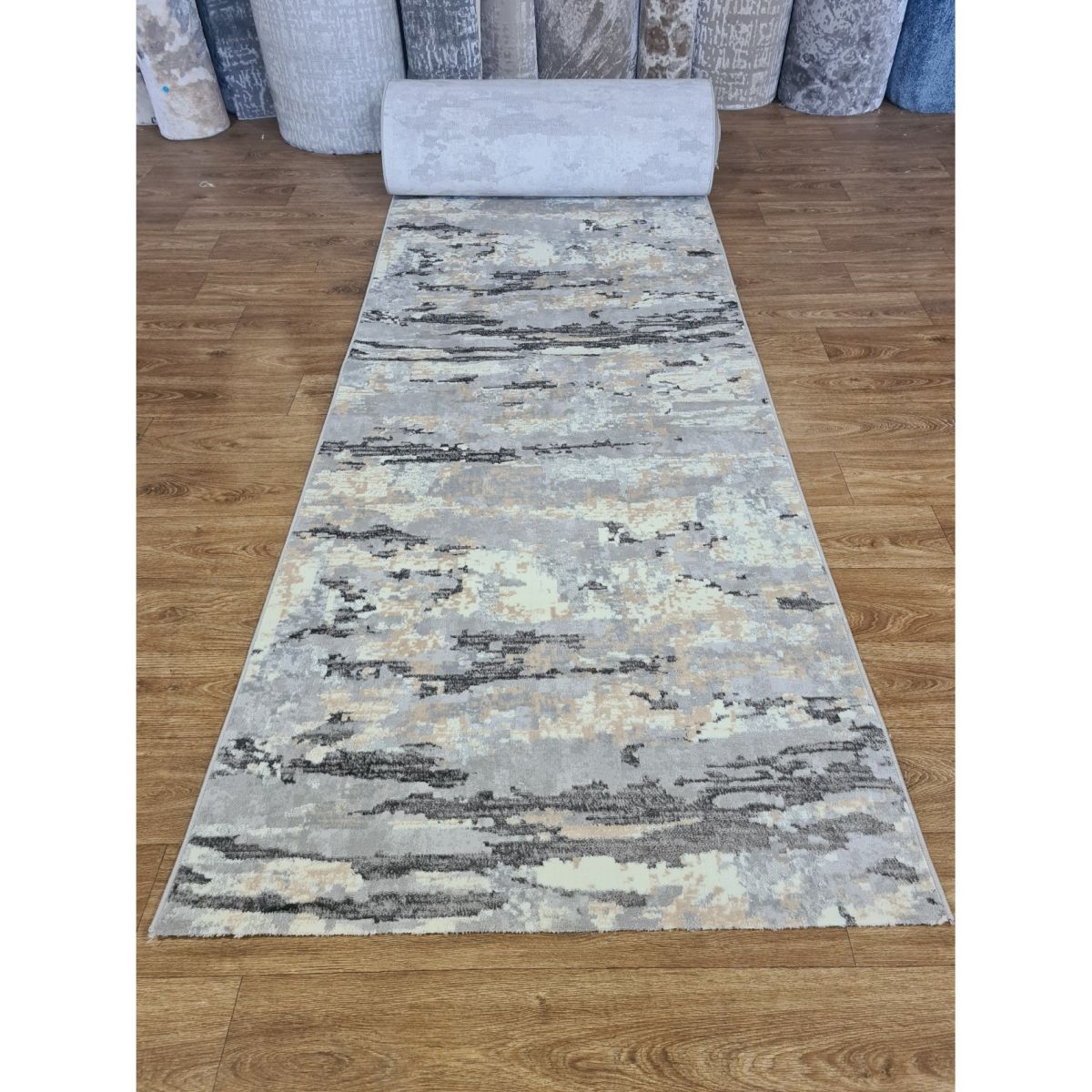 Ковровая дорожка Greencarpet Moda 4559 BEIGE / L.GREY