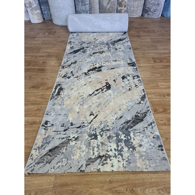 Килимова доріжка Greencarpet Moda 4576 BEIGE / L.GREY