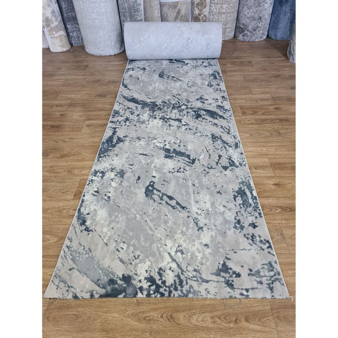 Килимова доріжка Greencarpet Moda 4576 L.BLUE / GREY