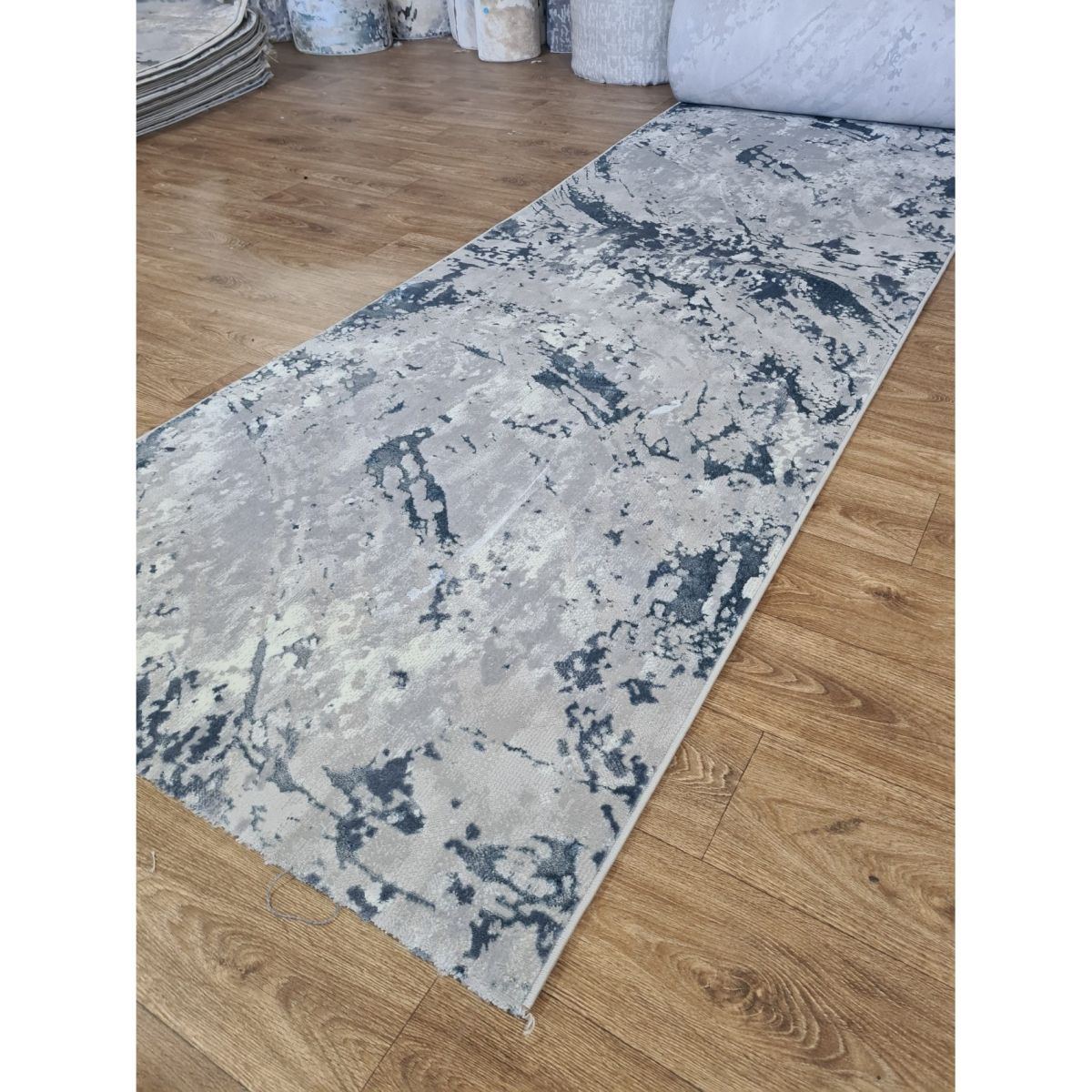Ковровая дорожка Greencarpet Moda 4576 L.BLUE / GREY