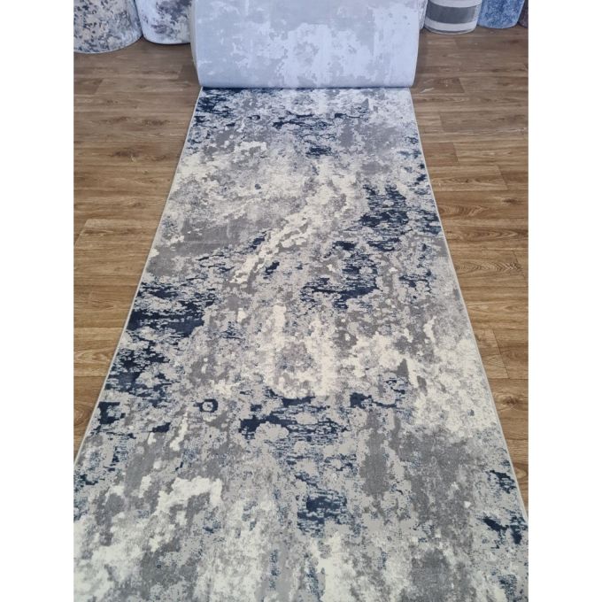 Килимова доріжка Greencarpet Moda 4591A L.BLUE / L.GREY