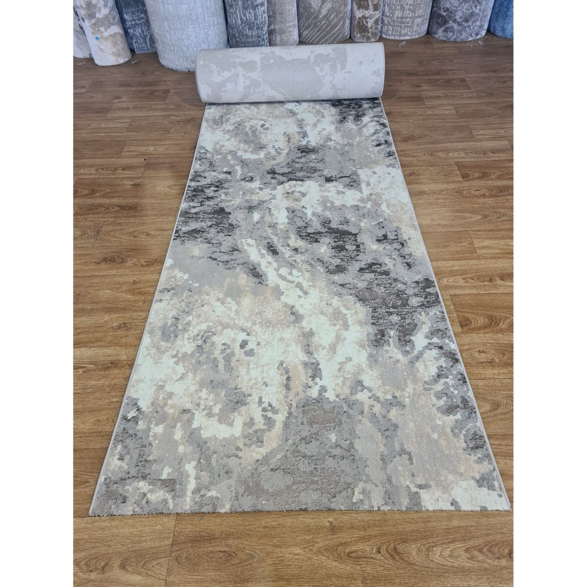 Ковровая дорожка Greencarpet Moda 4591A L.GREY / BEIGE