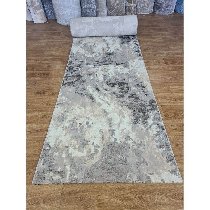 Килимова доріжка Greencarpet Moda 4591A L.GREY / BEIGE