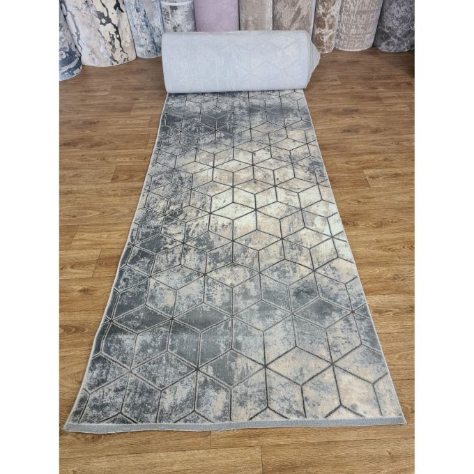 Килимова доріжка Greencarpet Moda 5503 BEIGE / L.GREY