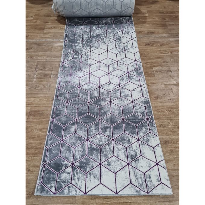 Килимова доріжка Greencarpet Moda 5503 LILAC/L.GREY
