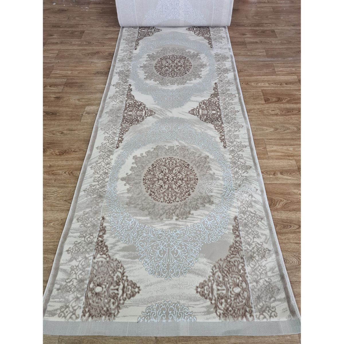 Килимова доріжка Greencarpet Odessa 0115CD POLY.IVORY/POLY.BEIGE