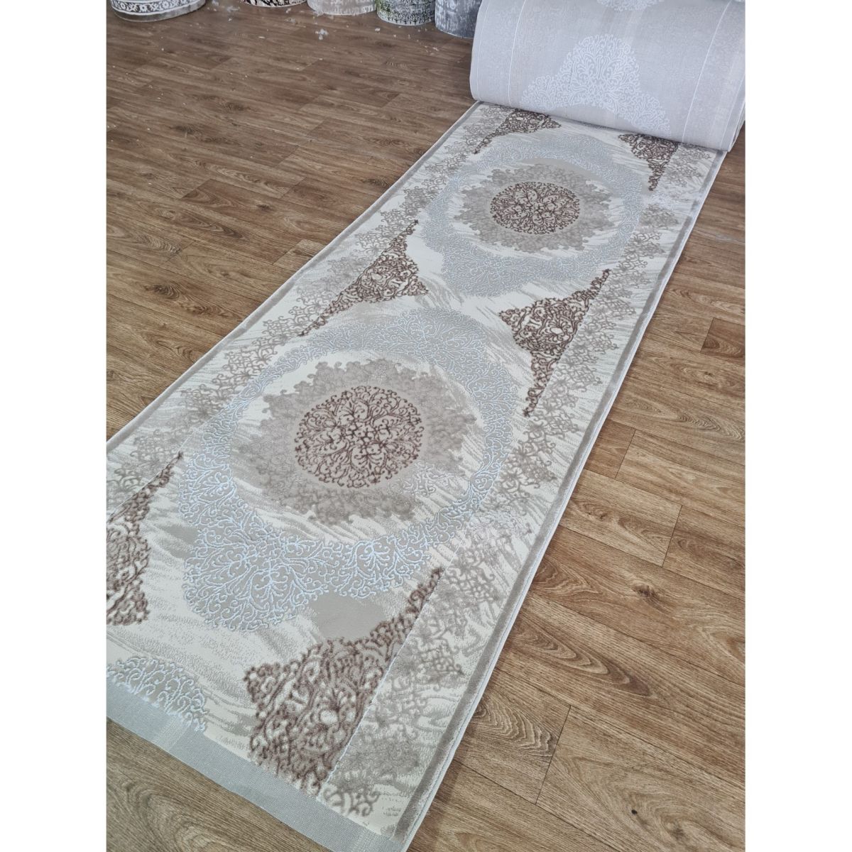 Килимова доріжка Greencarpet Odessa 0115CD POLY.IVORY/POLY.BEIGE