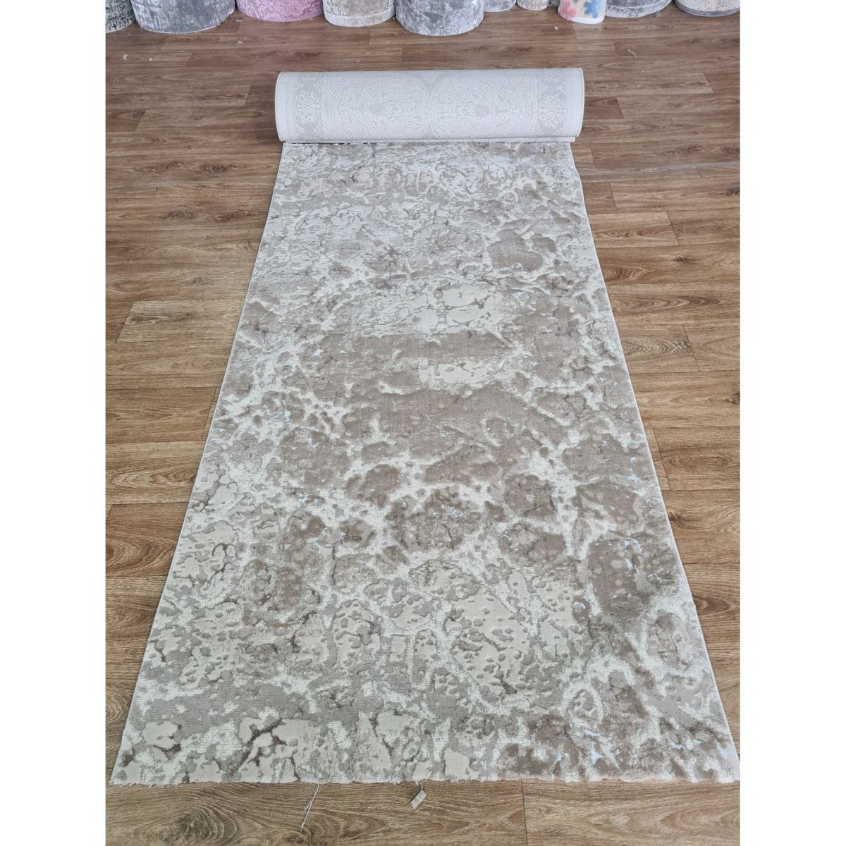 Килимова доріжка Greencarpet Odessa 0169OD POLY. BEIGE / BEIGE