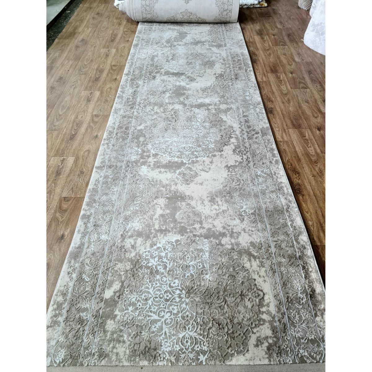 Килимова доріжка Greencarpet Odessa 08126H P.BROWN / POLY. BEIGE