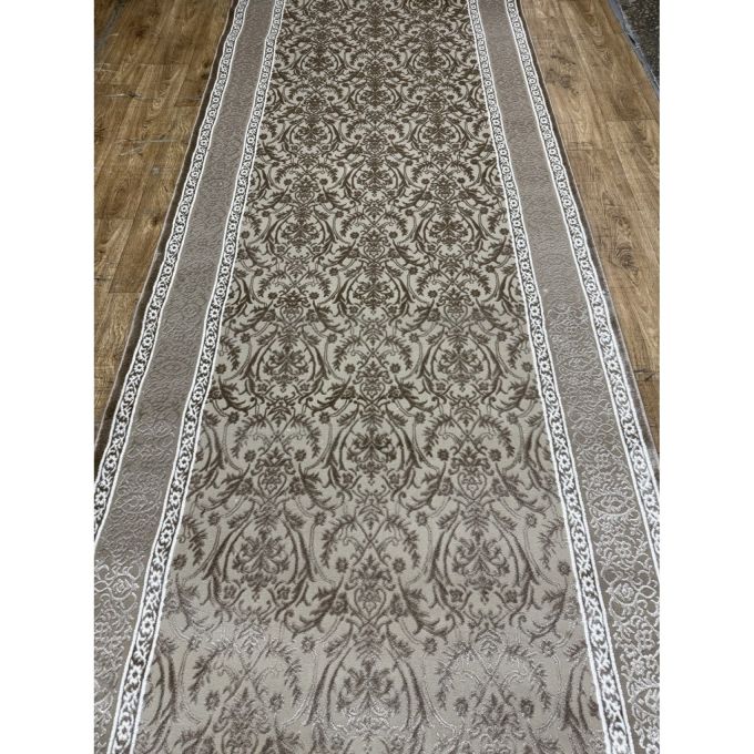 Килимова доріжка Greencarpet Tempo 8125 L.BROWN/BEIGE