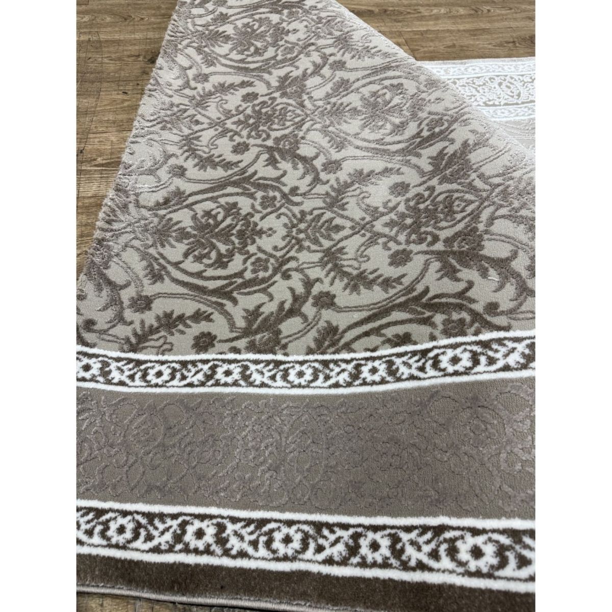 Килимова доріжка Greencarpet Tempo 8125 L.BROWN/BEIGE